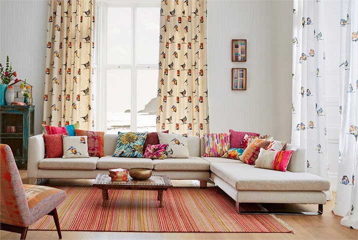 5-harlequin-fauvisimo-fabrics-persico-orange-green-embroidery-voile-salice-cushion-luxurious-living-room-british-bird-curtain-upholstery